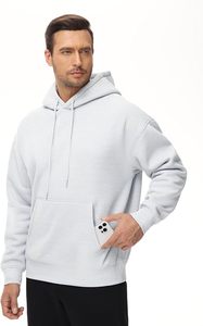Nouveau Pull Polaire Homme Hiver 2025 à Capuche, Teint en Pièce, en Polyester/Coton, Séchage Rapide, Doublé - Product Image 5