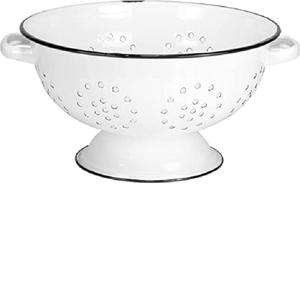 Passoire de cuisine en métal, ustensiles de cuisine, filtre à sec, Design de feuille d'émail, égouttoir extérieur pour Fruits et légumes - Product Image 2