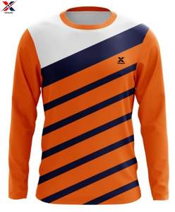 Nouvelle Arrivée Maillot de Football Manches Longues 100% Polyester Anti-Bactérien & Respirant Personnalisable Nom & Numéros d'Équipe Coupe Ample pour Adultes - Product Image 4