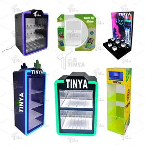 Wholesale High-quality Factory Custom For Smoking Case Display Counter Top Cigar Smoke Tobacco Store Acrylic Display Stand