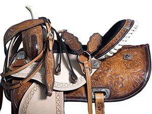 Sillín de Carreras de Caballos inglés de diseñador hecho a mano de calidad superior cómodo estilo occidental cuero genuino Superior al por mayor - Product Image 2