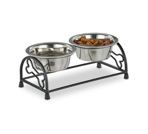 Soporte de tazón de comida para perros de Metal artesanal de nuevo diseño Uso de alimentación Nuevo soporte de hierro Soporte de tazón de comida al por mayor Clásico con estilo - Product Image 2