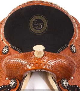 Selle en cuir véritable DD de qualité supérieure fabriquée à la main Style occidental léger confortable équitation cheval personnalisable de haute qualité - Product Image 5