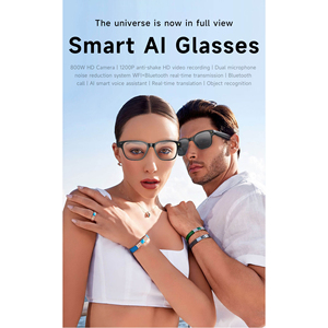 Lunettes Intelligentes avec Caméra HD 1080P, Transmission WiFi, Traduction IA en Temps Réel, Casque Portable, Étanchéité IPX4 - Product Image 6