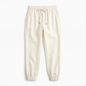 Pantalon de jogging fuselé en coton respirant pour femme, idéal pour l'été – Vente en gros OEM/ODM, fabrication sous marque privée, faible MOQ - Product Image 5