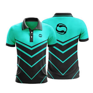 Cómodo Cricket con logotipo de impresión de peso ligero Diseños de equipo Color Cricket Jersey Logotipo personalizado Cricket Polos - Product Image 1