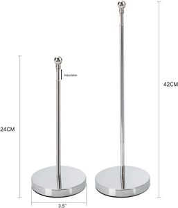 Old Iran Table <b>Flag</b>-Former Iranian Desk <b>Flag</b> Persia <b>Flag</b> 20x30 cm Satin Double Sided Pennant Stainless Steel Pole Vivid Color - Product Image 6