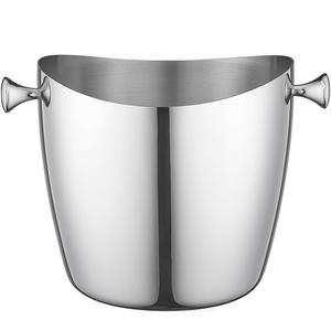 Cubo de hielo de botella de champán de cobre de fábrica directa, cubo de hielo de metal enfriador de cerveza al por mayor para hoteles y servicios de catering - Product Image 6