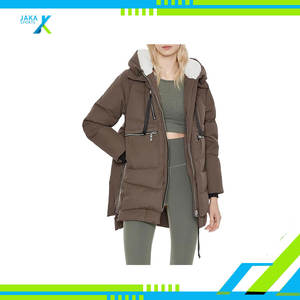 Manteau d'hiver matelassé écologique pour femmes ArcticWarm, parka longue à capuche, vêtements d'extérieur chauds, mode décontractée tendance - Product Image 4