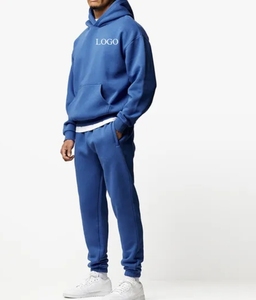 Conjunto Deportivo Unisex Personalizado al por Mayor, Sudadera Corta con Cuello Redondo - Product Image 2