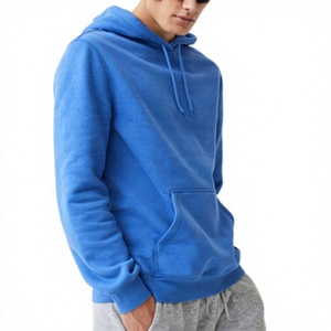 Sweat-shirt à capuche unisexe chaud d'hiver, en molleton épais et mélange de coton, avec cordon de serrage et poche kangourou, vierge - Product Image 5