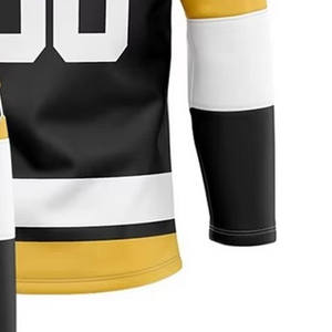 Logotipo personalizado sublimado impreso 100% malla de poliéster hombres mujeres en blanco práctica Hockey desgaste hockey sobre hielo Jersey camisas - Product Image 6