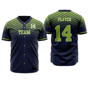 Uniforme de Béisbol Transpirable con Estampado de Nuevo Estilo, Tela 100% Poliéster, Colores y Diseños Personalizados, Precio Bajo, Alta Calidad - Product Image 6