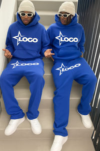 Conjuntos Deportivos Personalizados con Estampado Gráfico, Logotipo, Ropa Deportiva Urbana, Sudaderas con Capucha y Pantalones Deportivos para Hombre, Conjuntos Deportivos con Cordón para Hombre - Product Image 3