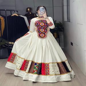 Navratri Special Rayon Cotton With Kutchi Work Lehenga Choli Fabricant et fournisseur de Surat au taux le plus bas - Product Image 1
