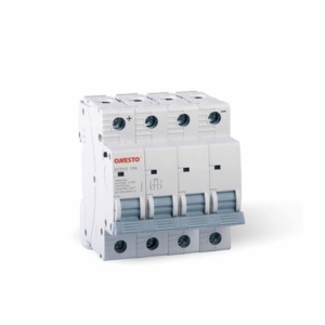 <span class=keywords><strong>ONESTO</strong></span> Interruptor Automático de CC de Alta Calidad de 1A a 63A 1000V, Interruptor de Desconexión de CC de 4 Polos, Interruptor Automático Solar MCB - Product Image 1