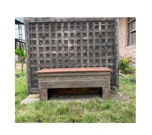 Handcrafted Solid Wood Coffee <b>Table</b> Traditional Console Deco for Living Room Bedroom <b>Farmhouse</b> <b>Style</b> Carved Wooden Low <b>Table</b> - Product Image 1