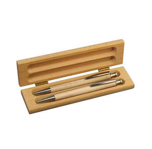 Best Quality Wood Pencil Case Eco-friendly Custom Logo <b>Gift</b> Wooden Pen Case With Lid Portable Storage <b>Box</b> - Product Image 2