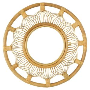 Espejos de pared de gran calidad, espejos de pared antiguos de diseño en forma de ojo, espejo de ratán, espejo de pared decorativo para el hogar - Product Image 6