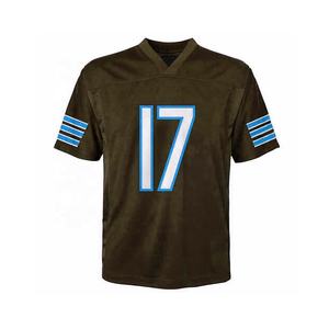 Maillot de football américain à manches courtes respirant à impression numérique personnalisée, best-seller 2025, vente en gros - Product Image 3