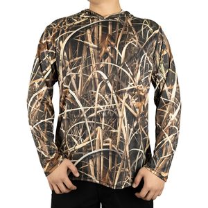 Breathable Design Camouflage Printed Long-Sleeved Custom Men's Hunting Reed T-<b>shirt</b> for Summer Outdoor Hiking & <b>Camping</b> - Product Image 3