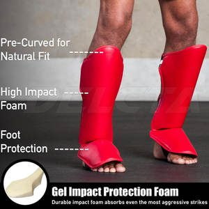 Nouvelle conception de protège-tibias de kickboxing, logo personnalisé, protège-tibias de kickboxing, protège-tibias de kickboxing robuste - Product Image 2