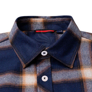 Men Flannel Shirt Custom Design Wholesale 2026 Full Sleeves Shirt For Men Original Equipment Manufacturer Men's Shirts - Product Image 2