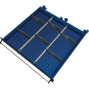 <b>Drawer</b> Organizer Material Front 100-125 Mm Height 2 Longitudinal <b>6</b> Transverse Dividers 459 Mm Width Klw-Lutz Business Equipment - Product Image 1