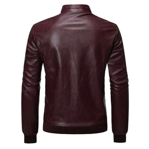 Chaqueta de Cuero para Hombre, Hecha a Mano con Cuero Vacuno Genuino, Fabricada en Sialkot, Pakistán, MOQ Bajo, Chaquetas de Cuero para Hombre de Alta Calidad - Product Image 5