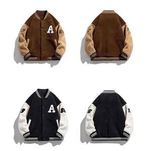 Chaqueta Varsity de Béisbol Personalizada de Alta Calidad, 100% Algodón, Sólida, Informal, con Capucha, Tejido Recubierto, Transpirable y Resistente al Viento - Product Image 6