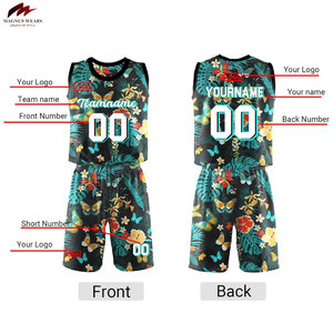 Shorts de basket-ball professionnels d'été au meilleur prix, respirants, 100% polyester, séchage rapide, logo personnalisé imprimé, techniques BSCI - Product Image 3