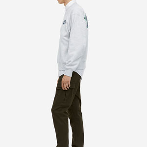 Pantalones de chándal informales ajustados para hombre, logotipo de gimnasio personalizado, patrón recto bordado, cintura media, varios colores en poliéster - Product Image 3