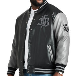 Chaquetas Varsity de Borrego Antibacterianas para Hombre y Mujer, de Alta Calidad, en Todos los Tamaños y Colores, Estilo Nuevo con Cuello Alto - Product Image 1