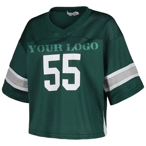 Nueva llegada al por mayor de encargo del ventilador Jersey Streetwear malla transpirable Crop Top Hip Hop moda Unisex ropa deportiva - Product Image 3