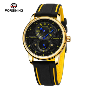 Orologio Meccanico Automatico di Lusso Personalizzato con Riserva di Carica, Quadrante Rotondo, Piccoli Secondi <span class=keywords><strong>a</strong></span> Scacchiera e Subquadrante, Nuovo Modello da Uomo - Product Image 3