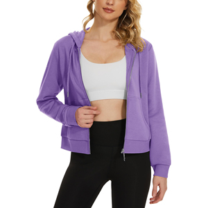เสื้อฮู้ดสำหรับผู้หญิงดีไซน์ตามสั่งโลโก้ออกแบบได้ตามต้องการ - Product Image 4