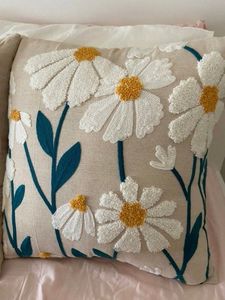 Fundas de almohada y cojín con cuentas artesanales de lujo, decoración decorativa para el hogar, decoración de cuentas para sala de estar - Product Image 2