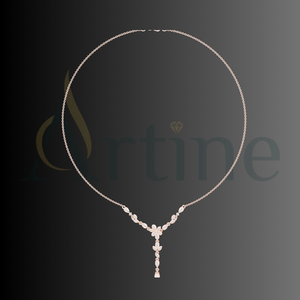 Conjunto de collar de circón al por mayor de moda Accesorios de lujo para mujeres de moda - Product Image 1