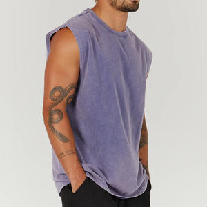 Nuevo último diseño ligero gimnasio sin mangas hombres camiseta sin mangas ajuste cómodo Fitness Wear hombres camiseta sin mangas en diferentes colores y tamaños - Product Image 5