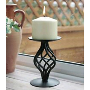 Candelabro de Hierro y Acero con Acabado Antiguo, Diseño Único y Hecho a Mano, el Más Vendido, para Centros de Mesa Decorativos para el Hogar - Product Image 2