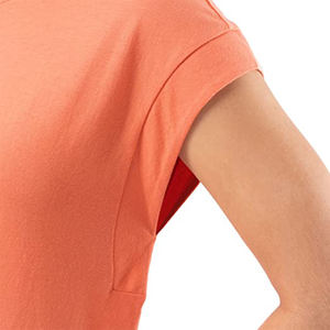 Camiseta Minimalista de Algodón para Mujer, Diseño Limpio, Cuello Redondo, Fabricante OEM ODM - Product Image 6