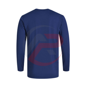 Camisa de algodón de manga larga estampada al por mayor para hombre, camisa de poliéster de algodón transpirable y de secado rápido para hombre - Product Image 3