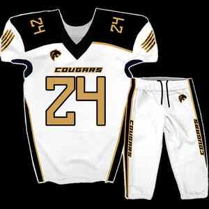 เสื้อฟุตบอลเยาวชนอเมริกันพิมพ์ลายออกแบบได้ตามต้องการกางเกงขาสั้นระบายอากาศพร้อมแขนสั้นขนาดใหญ่พิเศษสไตล์ฤดูร้อน - Product Image 5