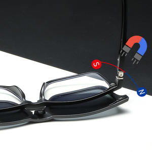 Nouveau Clip polarisé 2025 sur lunettes <span class=keywords><strong>de</strong></span> <span class=keywords><strong>soleil</strong></span> 5 en 1 lunettes magnétiques élégant <span class=keywords><strong>cher</strong></span> lunettes <span class=keywords><strong>de</strong></span> <span class=keywords><strong>soleil</strong></span> hommes noir lunettes - Product Image 6