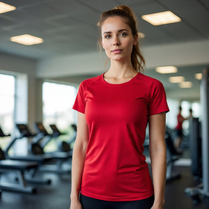 T-shirts imprimés surdimensionnés pour femmes Gym Fitness coupe ample épaule tombante léger été musculation t-shirts imprimés pour dames - Product Image 4