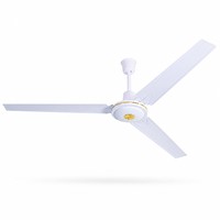 Ventilateur de plafond industriel de 56 pouces, ventilateur électrique suspendu à cinq pales, ventilateur domestique, ventilateur de plafond à grand débit d'air pour entrepôt commercial et dortoir