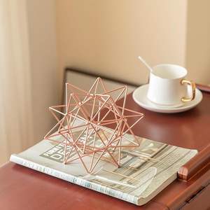 Décoration intérieure, décorations de maison en métal d'accent pour l'étude, la chambre à coucher, la cuisine, le bureau, l'étagère, la table d'appoint - Product Image 2