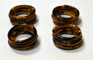 Anneau de serviette rond en bois rustique, accessoire de table décoratif pour la cuisine, la maison, les dîners, les rassemblements, les fêtes, les événements, en provenance d'Inde - Product Image 6