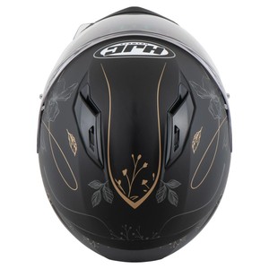Casco HJC C10 Epik Abierto, Estilo Deportivo, Negro Dorado Mate, Tallas S/L para Mujer, 4 Estaciones, Fabricado en ABS y PP con Forro de Espuma - Product Image 4