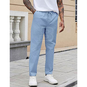 Dernière conception de pantalons pour hommes taille et couleur personnalisées pantalons pour hommes vêtements décontractés Offre Spéciale pantalons pour hommes en vente de haute qualité légers et décontractés - Product Image 4